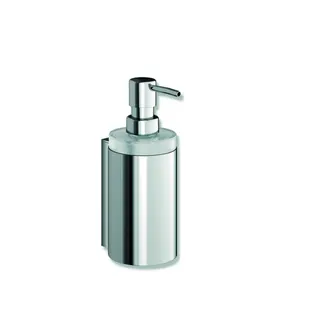 HEWI Seifenspender mit Halter, Glasinlay, chrom