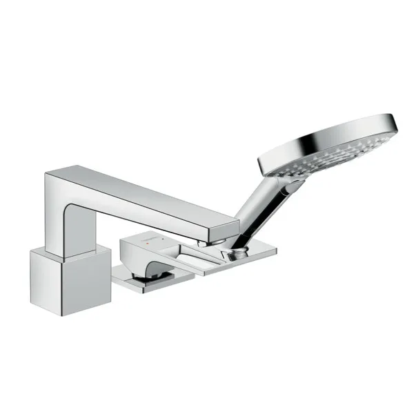 Hansgrohe Metropol 3-Loch Wannenrandmischer mit Bügelgriff