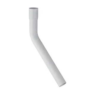 Geberit Spülbogenverlängerung 45 Grad, 30 x10 cm, weiß, d 44 mm