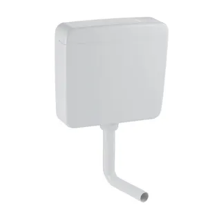 Geberit AP-Spülkasten AP127, tiefhängend, mit Spül-Stopp-Spülung, WA unten links, weiss