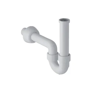 Geberit Rohrbogengeruchsverschluss für Waschbecken G1 1/4 x 40 mm, weiß
