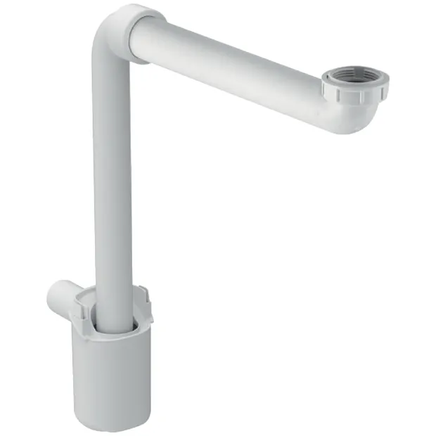 Geberit Tauchrohrsiphon für WB, G1 1/4 d32 Raumsparmodell, Abgang horizontal