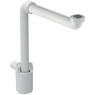 Geberit Tauchrohrsiphon für WB, G1 1/4 d32 Raumsparmodell, Abgang horizontal