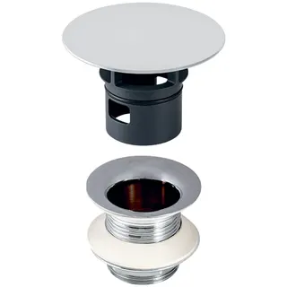 Geberit Ablaufventil mit freiem Auslauf 1 1/4" x 50mm hochglanz-verchromt