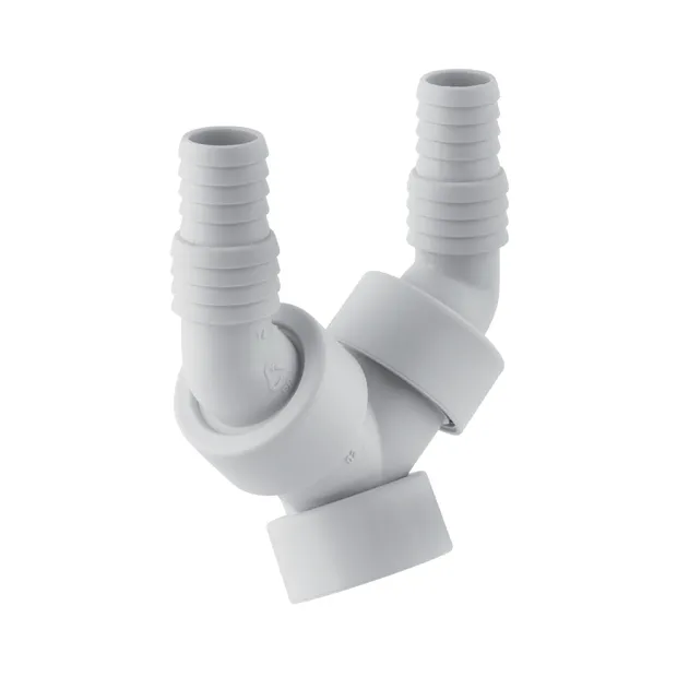 Geberit Geräte Doppelanschluss 1", für Siphon, Waschmaschine, Geschirrspüler