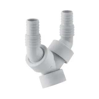 Geberit Geräte Doppelanschluss 1", für Siphon, Waschmaschine, Geschirrspüler