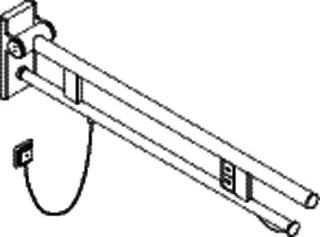 HEWI SK-Griff Duo (A),li,PRH,900,WC- Spül/FKT(E-Ausf.),chr – Bild 3