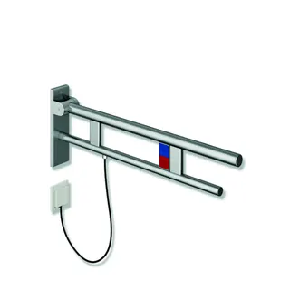 HEWI SK-Griff Duo (B),re,900,WC-Spül/FKT (E-Ausf.),schliff