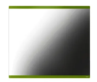 HEWI Spiegel, 450 x 400mm, Hinterlackierung Apfelgrün apfelgrün – Bild 2