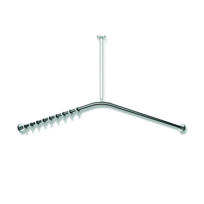 HEWI VH-Stange, d:25, A1/A2=987, 20 Ringe, chrom