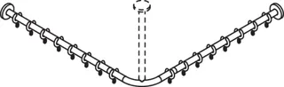 HEWI VH-Stange, d:25, A1/A2=787, 16 Ringe, schliff – Bild 4