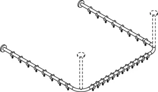 HEWI VH-Stange, d:25, A1/A3=987, A2=965, 28 Ringe, schliff – Bild 4