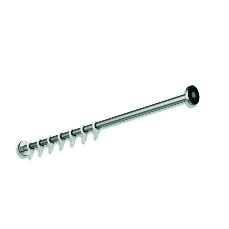 HEWI VH-Stange, d:25, L:1000, 10 Ringe, schliff