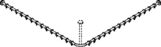 HEWI VH-Stange, d:25,A1/A2=1487, 28 Ringe, schliff – Bild 3