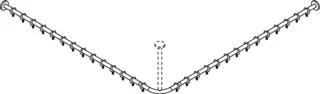 HEWI VH-Stange, d:25,A1/A2=1487, 28 Ringe, schliff – Bild 4