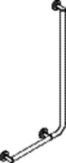 HEWI Winkelgriff,d:30, A1:1000, W1:500, links, chrom – Bild 3