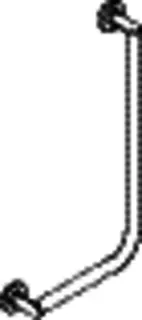 HEWI Winkelgriff,d:30, A1:600, W1:300, links, chrom – Bild 3
