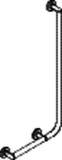 HEWI Winkelgriff,d:30, A1:900, W1:400, links, chrom – Bild 3
