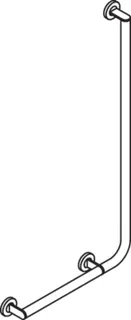 HEWI Winkelgriff,d:32, A1:1000, W1:500, links, schliff – Bild 4