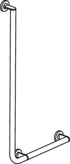 HEWI Winkelgriff,d:32, A1:1000, W1:500, rechts, schliff – Bild 4