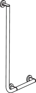 HEWI Winkelgriff,d:32, A1:900, W1:400, rechts, chrom – Bild 4