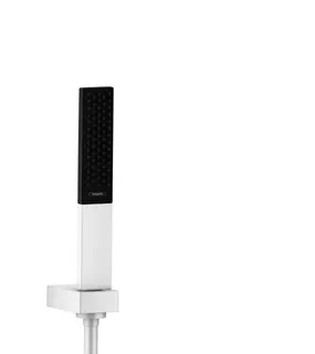 Hansgrohe Brausenset Rainfinity 100 1jet Porter mattweiss mit 1600mm Brauseschlauch