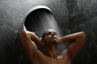 Hansgrohe Kopfbrause Rainfinity 360 3jet Wandmontage mattweiss – Bild 3
