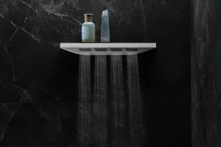 Hansgrohe Schulterbrause Rainfinity 500 1jet und Ablage chrom – Bild 2