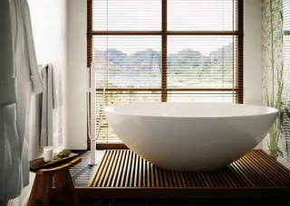 Hansgrohe Wannenmischer Metropol Fertigset zur Bodenmontage mattweiss – Bild 4