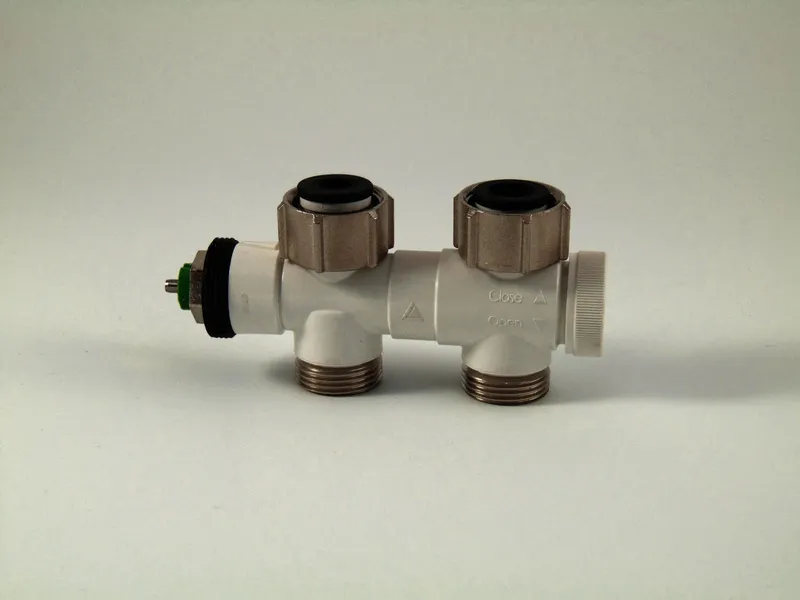 HM Multiblock Durchgang mit Thermostate insatz D1-H, Nr. 1-075030