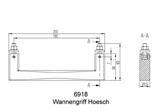 Hoesch Badewanne Aviva Halbrund 1800x1185 mit zwei Kopf-/Rückenstützen, Weiß – Bild 2