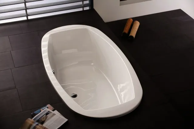Hoesch Badewanne Largo Oval 2000x1000 weiß