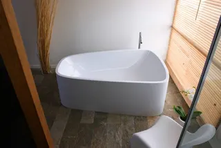 Hoesch Badewanne SingleBath Duo 1798x1173 freist.& ang. Sch. ohne Podest, Ül. li., Weiß