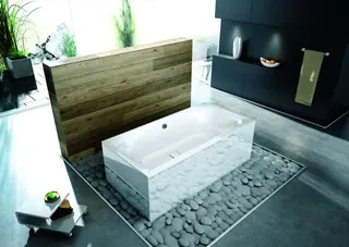 Hoesch Badewanne Thasos Rechteck 2000x1000 Weiß – Bild 1