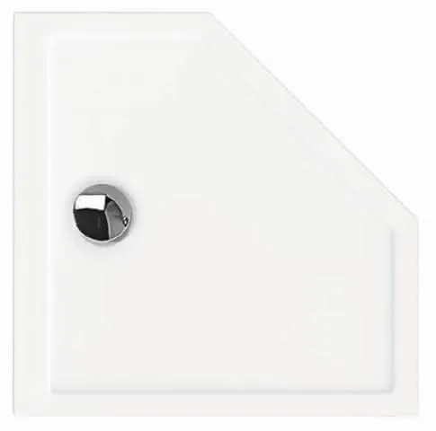 HO DW Samar Fünfeck 1000x1000x30 Weiß
