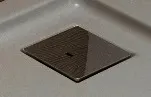 HO Zub. Blende Abfluss- und Überlaufsystem BW/DW Thasos, verchromt