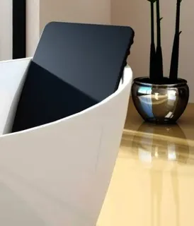 HO Zub. Rückenlehne 676x360 mm aus Polyethuran für BW Namur, Schwarz