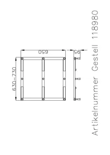 Hoesch Zubehör Untergestell für Duschwanne Muna 4169/ 4170/4171/4223/4213/4215 – Bild 3