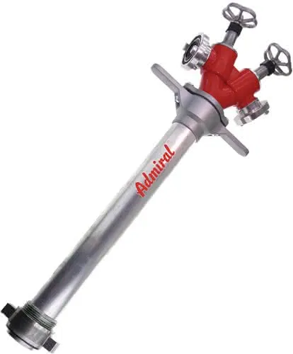 Hydrantenstandrohr STORZ Alu.DN 80 2xC-Abgang,2 Ventile ADMIRAL