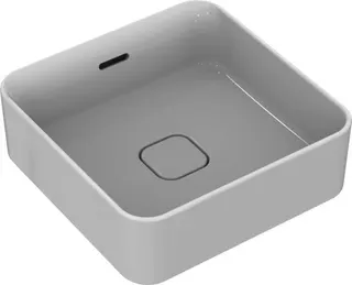 Ideal Standard Aufsatzwaschtisch Strada II, ohne Hahnloch, mit Überlauf, 400x400x180mm, Weiß – Bild 4