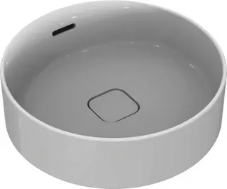 Ideal Standard Aufsatzwaschtisch Strada II, ohne Hahnloch, mit Überlauf, 450x450x180mm, Weiß – Bild 4
