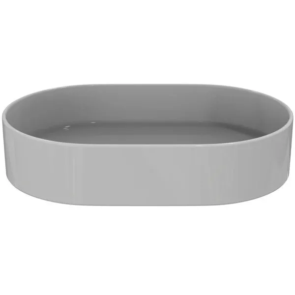 Ideal Standard Aufsatzwaschtisch Strada II, ohne Hahnloch, ohne Überlauf, oval, 600x400x180mm, Weiß