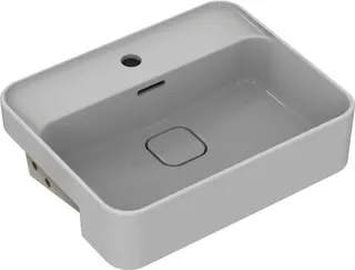 Ideal Standard Halbeinbauwaschtisch Strada II, 1 Hahnloch, mit Überlauf, 500x400x175mm, Weiß – Bild 4