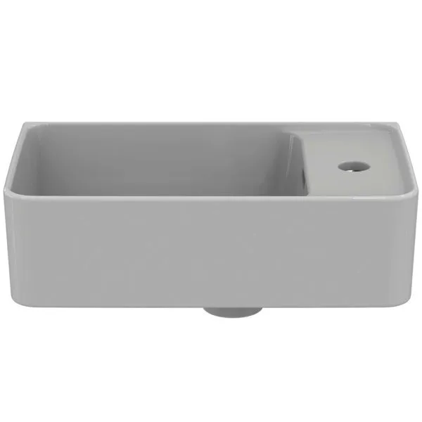 Ideal Standard Handwaschbecken Strada II,1 Hahnloch,mit Überlauf, Version rechts, 450x270x170mm, Weiß