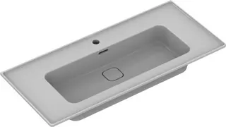 Ideal Standard Möbelwaschtisch Strada II, 1 Hahnloch, mit Überlauf, 1040x460x180mm, Weiß – Bild 4
