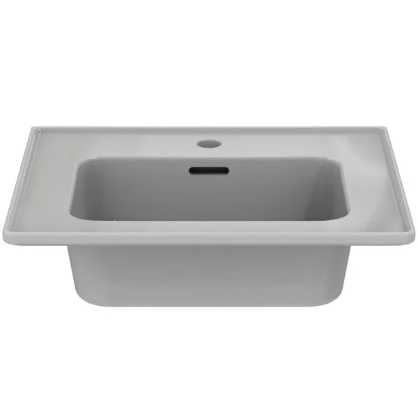 Ideal Standard Möbelwaschtisch Strada II, 1 Hahnloch, mit Überlauf, 540x460x180mm, Weiß