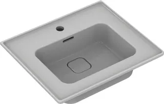 Ideal Standard Möbelwaschtisch Strada II, 1 Hahnloch, mit Überlauf, 540x460x180mm, Weiß – Bild 4