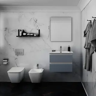 Ideal Standard Möbelwaschtisch Strada II, 1 Hahnloch, mit Überlauf, 640x460x180mm, Weiß – Bild 5