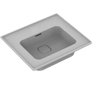 Ideal Standard Möbelwaschtisch Strada II, ohne Hahnloch, mit Überlauf, 540x460x180mm, Weiß – Bild 4