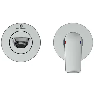 IS Wand-WT-Armatur UP Connect Air, BS2, 5 l/min., Ausld. 185mm, Chrom
